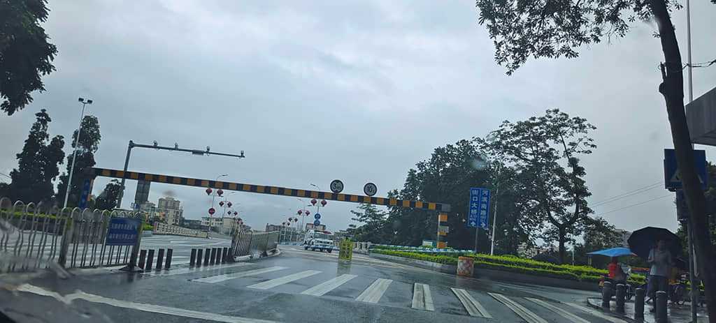 街口大桥封闭